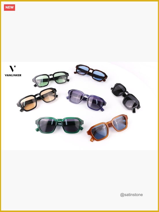 Retro Vintage Polarized Square Sunglasses for Women Men 2025 Fashion main image 6
